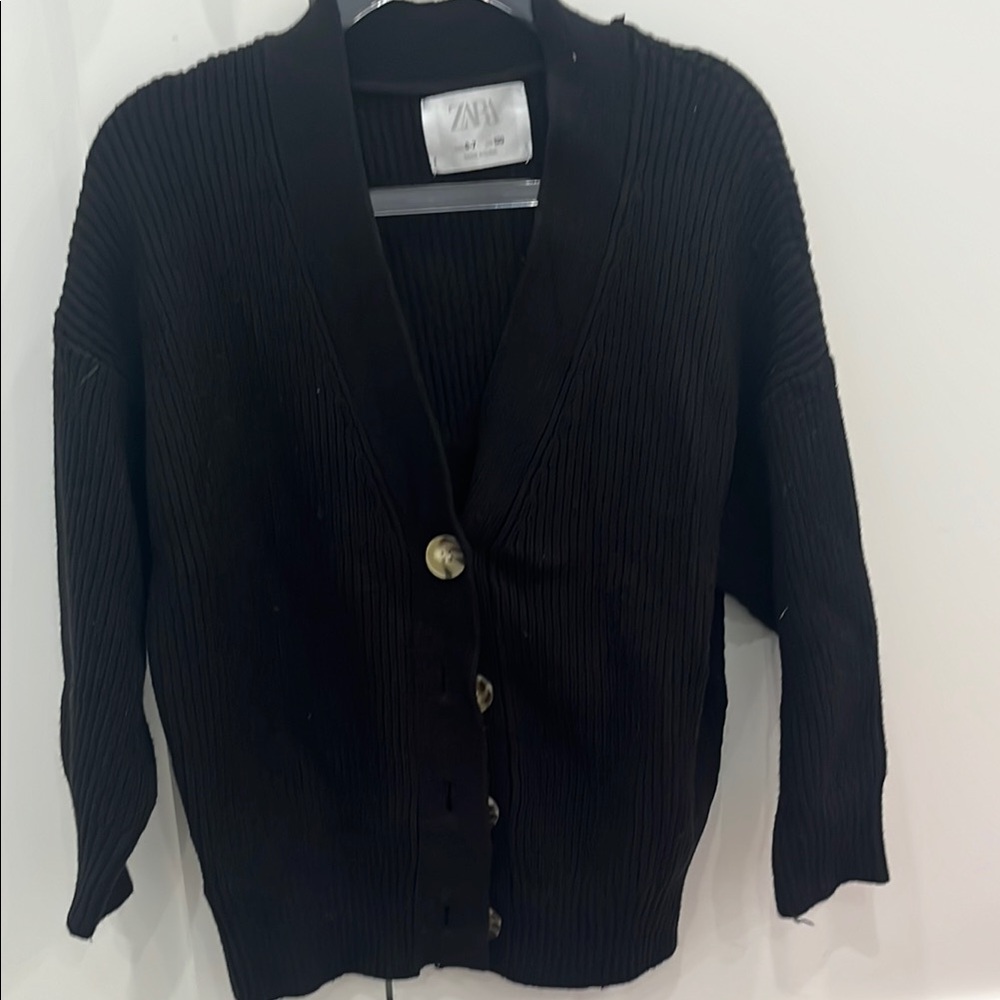 Zara Black girls  Sweater